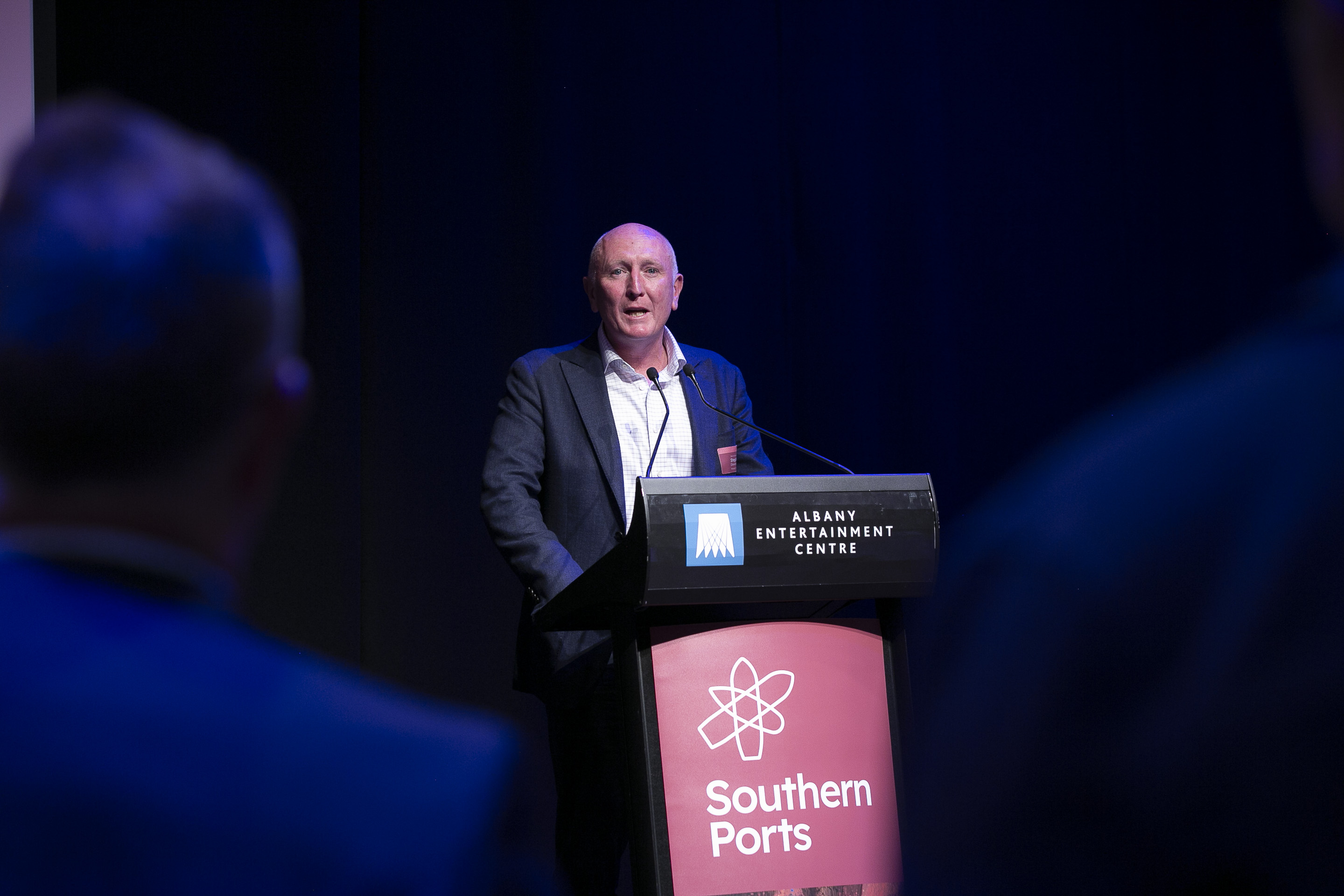 Minister for Ports Hon Stephen Dawson MLC speaking at Southern Ports Port of Albany 200-year celebration
